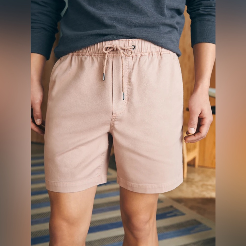 Faherty Essential Drawstring Short (7.5" Inseam) … - image 3